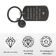 thumbnail image 3 of Llave de seguridad Uxcell, 1 juego de llavero con letra C 'Te necesito aquí conmigo, te amo', llavero personalizado con caja de regalo para él, regalos de Navidad y Día de San Valentín, negro y blanco, 3 of 6