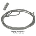 thumbnail image 2 of WRISTBIQUE Basketball Hoop String Net String 1 Set 70.9x0.12x0.12in, 2 of 11