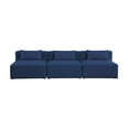 thumbnail image 6 of Meridian Furniture Cube Navy Durable Linen Modular Sofa, 6 of 7