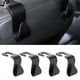 thumbnail image 5 of Gancho multiusos para el interior del asiento del coche, para colgar bolsas en el reposacabezas trasero (4 unidades, negro), 5 of 14