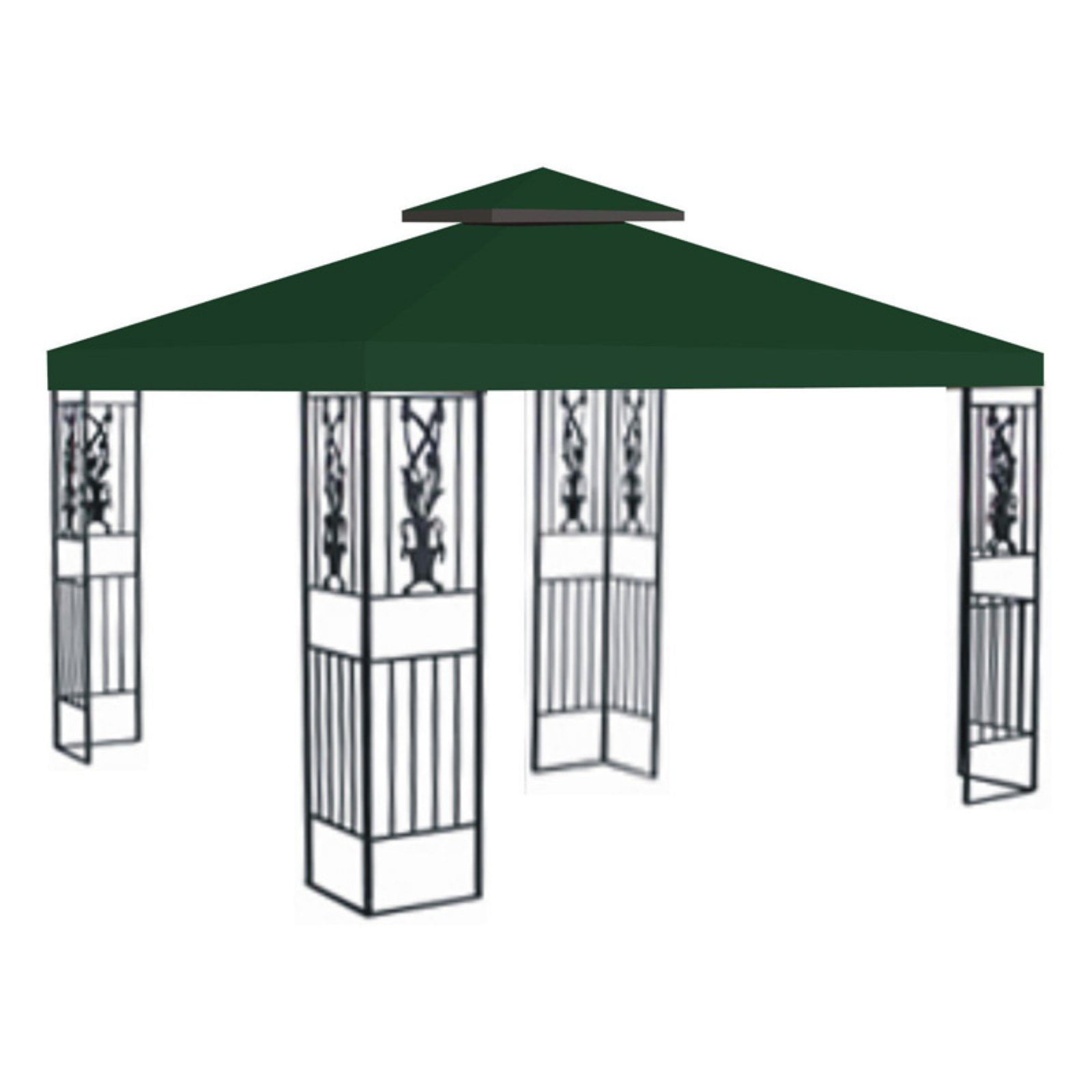 Sunrise 10 x 10 ft. Gazebo Replacement Double Tier Canopy ...