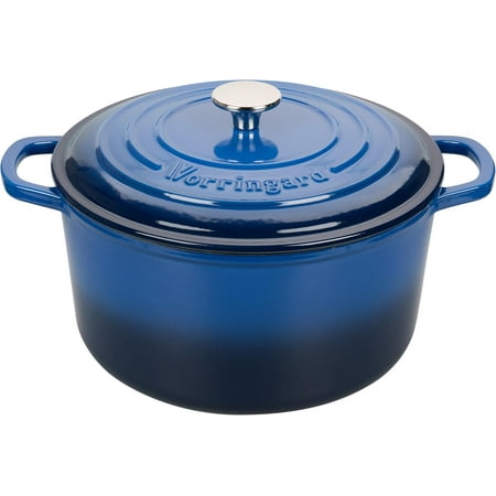 

Enameled Cast Iron Dutch Oven Pot with Lid for Sourdough Bread Baking Round Dutch Ovens 6 Quart White