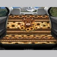 thumbnail image 4 of Renewold Highland Cow Car Seat Covers Full Set 4 PCS, Front and Rear Split Bench Protective Cover Universal Fit for Auto Truck Van SUV, Southwestern American Tribal Highland Cow Sunflower, 4 of 7