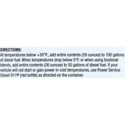 Diesel Fuel Supplement Anti-gel 26oz