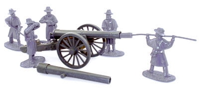 Armies in Plastic American Civil War 30-pounder Heavy Siege Guns 1/32 Scale 54mm 