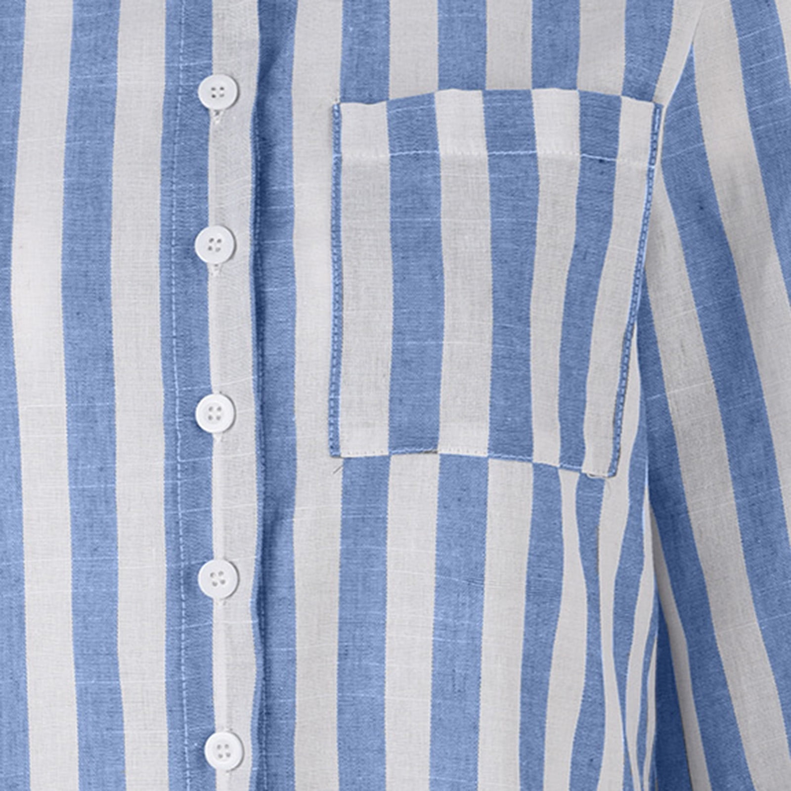 XZNGL Womens V-Neck Printing Button Front Blouse Lantern Sleeve