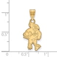 thumbnail image 2 of Real 10kt Yellow Goldy LogoArt Iowa State University Large Pendant; for Adults and Teens; for Women and Men, 2 of 2