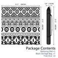 thumbnail image 2 of Classic Boho Pattern Non-Slip Game Room Mat 31.5 Inch Square Rubber Mahjong Playing Surface with Noise Dampening for Card Games and Board Game Nights, 2 of 7