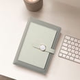 thumbnail image 2 of Notebook - PU Leather A5 Journal with Button Closure, Lined Pages for Work School and Home, 2 of 6