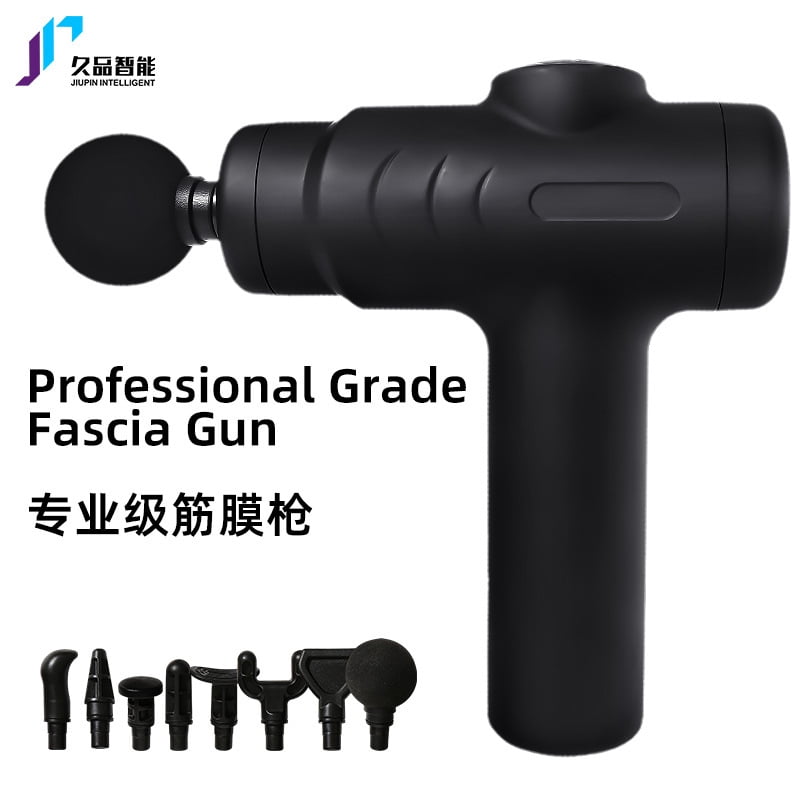 Professional Brushless Motor Fascia Gun 12 Speed Levels USB Rechargeable Deep Tissue Massage Gun for Full Body Muscle Relaxation