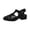 Black, variant on Eva Sandals For Women Closed Toe Flat Fisherman Sandals Lightweight Non-Slip Adjustable Loop Leather Wading Sandals For Summer Beach Shoes Black 36