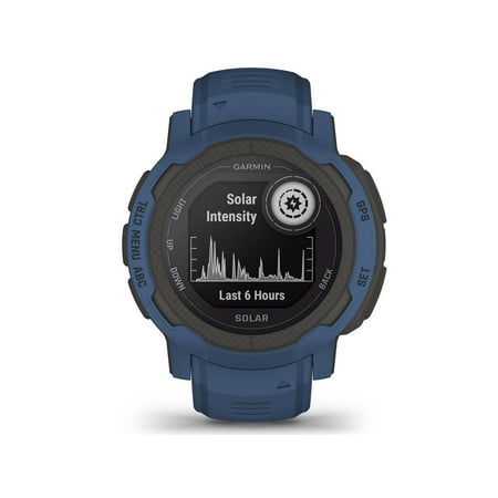 Garmin - Instinct 2 Solar 45 mm Smartwatch Fiber-reinforced Polymer - Tidal Blue