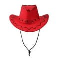 thumbnail image 5 of Uplus ME Cowgirl Costume Girls Cowgirl Dress Jessie Costume Halloween Birthday Party Princess Dress Up Outfit with Red Cowgirl Hat (3-4T/110), 5 of 5