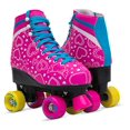thumbnail image 3 of Patins à Roulettes pour Filles Taille 5 Fleur Rose Bleue pour Enfants Quad Derby Léger avec Système de Dentelle Réglable Patins à Roulettes Extérieur Fille 4 Roues Lames Intérieur Classique Jeunesse Tout-Petit ABEC-7 37, 3 of 5