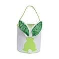 thumbnail image 3 of Cesta de Pascua BLESIY verde con orejas de conejo, 3 of 8