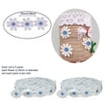 thumbnail image 2 of Lace Ribbon Trim Embroidered Sewing Lace Trim, Daisy Flowers Ribbon Applique Fabric for Decorations Crafts Supplies, 6 Yards (Blue), 2 of 6