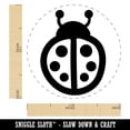 thumbnail image 2 of Cartoony Ladybug Self-Inking Rubber Stamp Ink Stamper - Orange Ink - Medium 1 Inch, 2 of 7