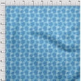 thumbnail image 4 of oneOone Cotton Poplin Twill Turquoise Blue Fabric Ocean Underwater Plant Sewing Fabric By The Yard Printed Diy Clothing Sewing Supplies 56 Inch Wide, 4 of 4