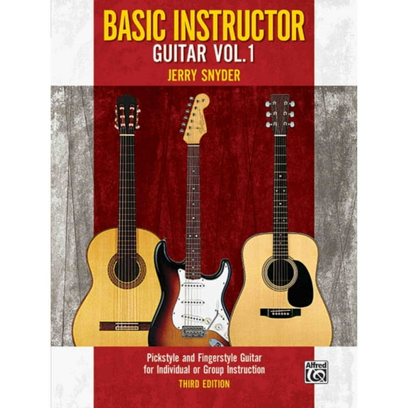 Basic Instructor Guitar Volume 1 - Pickstyle and Fingerstyle Guitar for Individual or Group Instruction