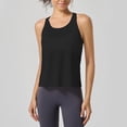 thumbnail image 3 of Workout Tank Tops Woman Lightweight Breathable Scoop Neck Racerback Loose Fit Sleeveless Shirt Athletic Yoga Gym Tanks, 3 of 9