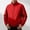 New-Red, variant on PNTUTB Jacket for Men Full Zip Stand Collar Coat Solid Color Long Sleeve Casual Comfort Fall Winter Trendy Versatile Outwear with Pockets