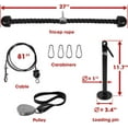 thumbnail image 4 of Yes4All Pulley System With Loading Pin + Deluxe Tricep Rope Pull Down Attachment, 4 of 7