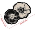 thumbnail image 2 of Floral Diatomaceous Earth Bath Mat, Quick Dry Bathroom Rug, 16 x 24 Inch French Floral Floor Mat for Shower Sink Vanity and Entryway, Absorbent Layered Surface with Scalloped Outline, 2 of 8