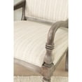 thumbnail image 6 of Watson Accent Lounge Chair, Graywash with Tonal Beige Linen Stripe Fabric, 6 of 9