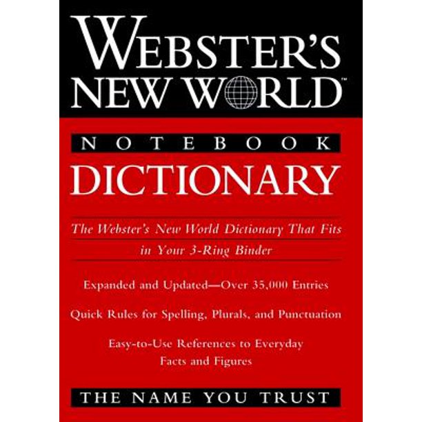 ster's New World Notebook Dictionary (Paperback)
