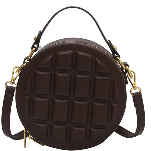 Kukuzhu Hobo Bags for Women Tote Bag Leather Round Crossbody Bag Casual Chic Clutch Handbag Purse