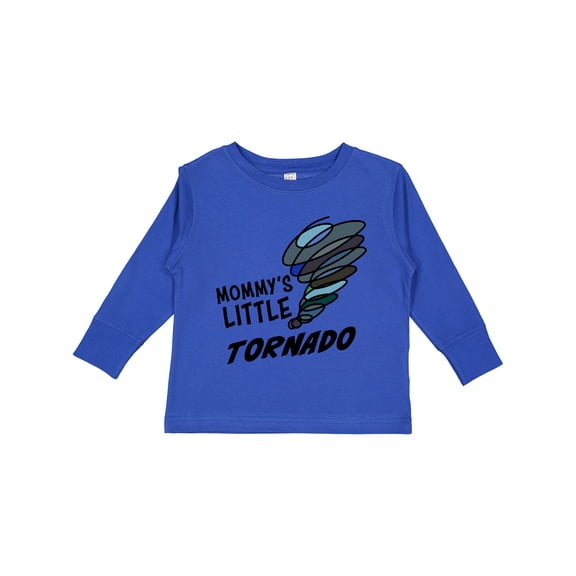 Inktastic Mommy's Little Tornado Boys or Girls Long Sleeve Toddler T-Shirt