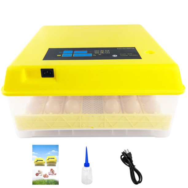 TUOKE 48 Egg Incubator,with Automatic Turning, LED Screen Temperature Control, External Water