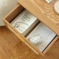 thumbnail image 6 of Mid-Century Modern Nightstand with Rattan Drawer - Bedroom Side Table, 6 of 7