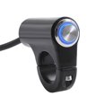 thumbnail image 1 of 22mm Motorcycle Switch Push Button Connector For Electronic Motorbike Aluminum Alloy Handlebar Switch, 1 of 5
