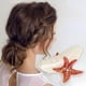 thumbnail image 2 of Ganchos para el cabello en forma de estrella elegante de 1 pieza de Unique Bargains 4.06"x1.73"x2.40" blanco, 2 of 3
