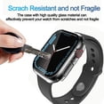 thumbnail image 3 of [2 Pack] Case Compatible with Apple Watch Series 7 41mm with Tempered Glass Screen Protector, Full Protective Hard PC Case, HD Ultra-Thin Cover for iWatch 41mm-Clear, 3 of 6