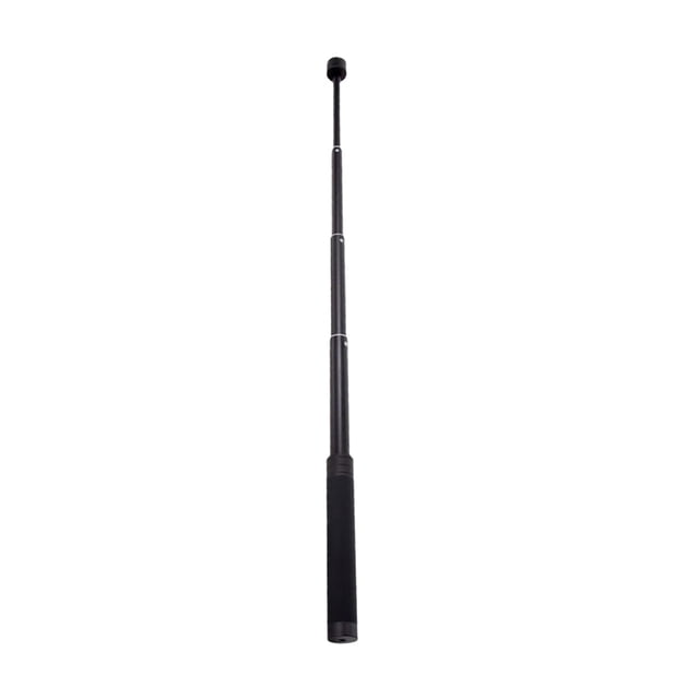 Miangastore Perche Télescopique à Interface à Vis 1/4, Tige d'Extension Réglable Utile, Perche à Selfie Portable pour Usage Quotidien (Noir)