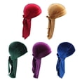 thumbnail image 1 of Bandana de Terciopelo Sunnimix Durag Unisex 5 piezas, 1 of 8