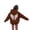 0#-Brown344, variant on Kiijoy Girls Graphic Hoodie Casual Wing Print Long Sleeve Hooded Sweatshirt, Sizes 1-13