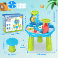 thumbnail image 7 of Water Table, YCFUN Sand Water Play Table fr Toddlers, Outdoor Beach Toys for Boys Girls Age 1-3 3-5, 7 of 7
