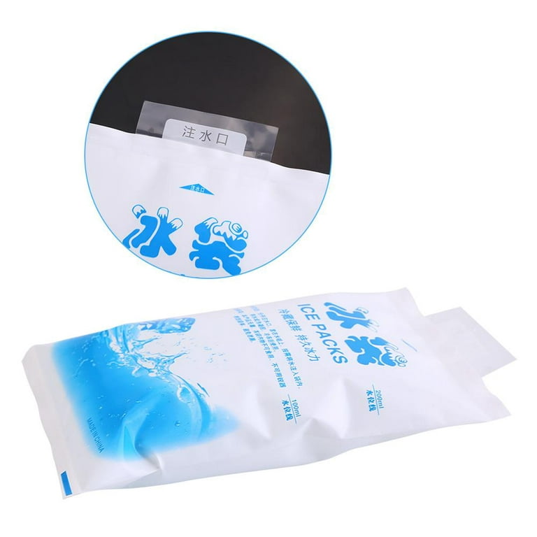 Mgaxyff Ice Bag Freezer Gel Pack 10pcs Reusable Ice Packs Gel