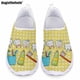 thumbnail image 1 of Doginthehole - Zapatos planos informales de verano para mujer, con dibujos de dientes, para enfermera, hospital, enfermería, cómodos, ligeros, de malla transpirable, 1 of 5