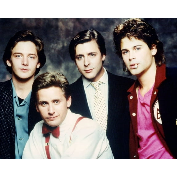 St. Elmo's Fire Featuring Emilio Estevez, Rob Lowe, Andrew Mccarthy, Judd Nelson 24X36 Classic Hollywood Poster