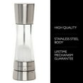 thumbnail image 3 of Cole & Mason Derwent Stainless Steel Salt Mill, 3 of 8