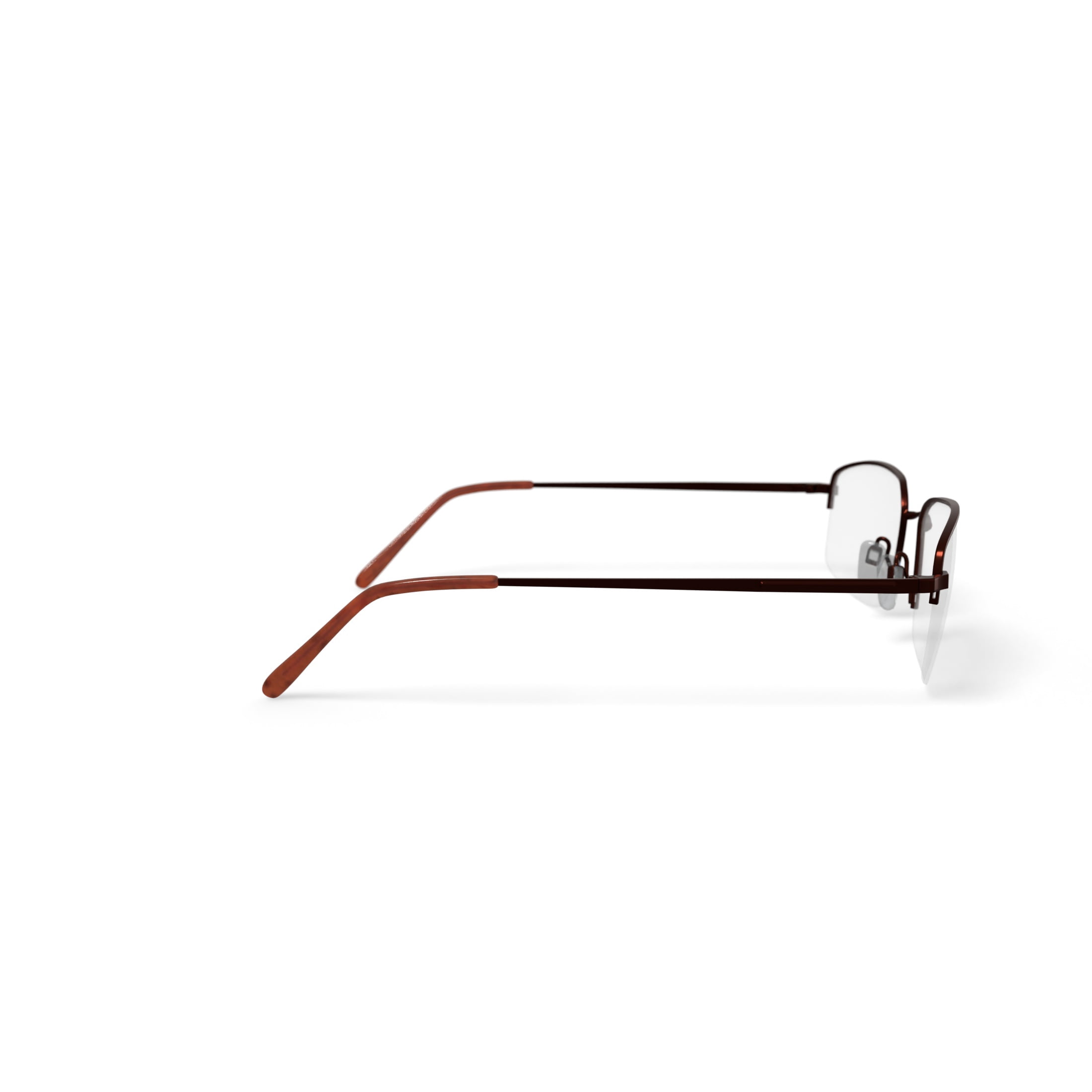 TiFlex Men's T1506 Square Square Prescription Eyeglasses with Case, Bronze