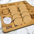 thumbnail image 4 of 8 Pcs Merry Christmas Cookie Stamp Clear Pattern 3D Raised Design Create Unique Baked Time-Saving Christmas Cookie Baking Stamp Circle One Size, 4 of 13