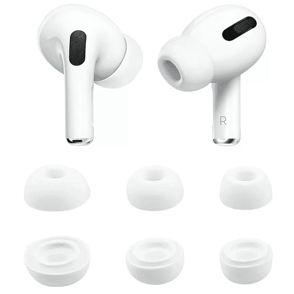 Replacement 3 Pairs Silicone Ear Tips Earbud Tips Covers for Apple Airpods Pro (S/M/L) New