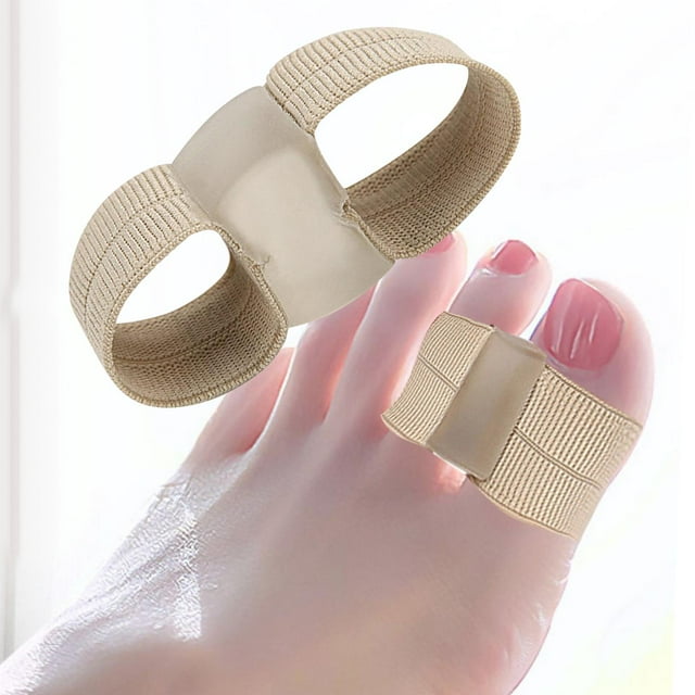 Separadores de dedos con 2 bucles Perfecl Almohadilla correctora Hallux 5,8 cm x 2,5 cm x 2 cm