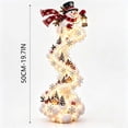 thumbnail image 3 of Clearance! Christmas Magic Trail Wall Light, Snowman Hanging Decoration with Warm LED, Glowing Christmas Indoor Decorations for Wall, 3 of 5