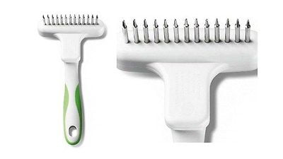 rake comb for dogs